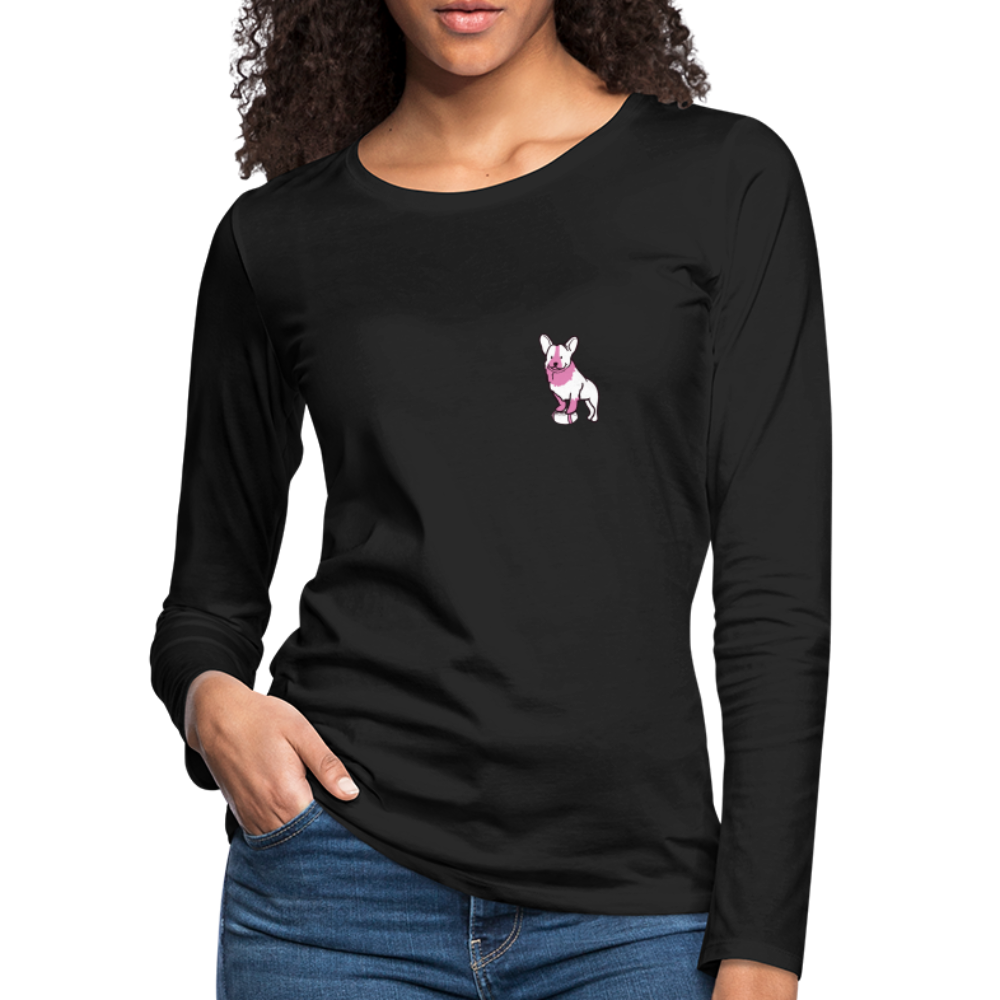 
                  
                    Pink Puppy Love Contoured Premium Long Sleeve T-Shirt - black
                  
                