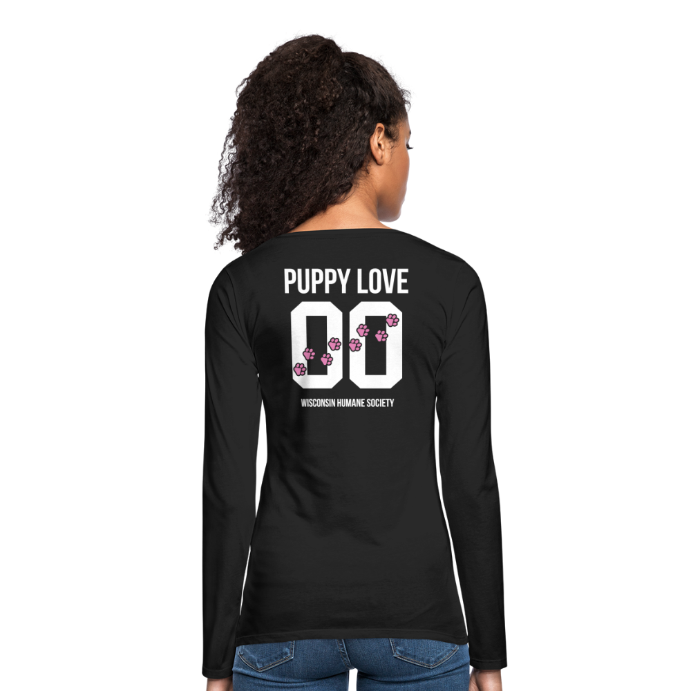 
                  
                    Pink Puppy Love Contoured Premium Long Sleeve T-Shirt - black
                  
                