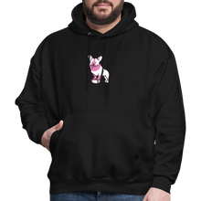 Load image into Gallery viewer, Pink Puppy Love Hoodie - black