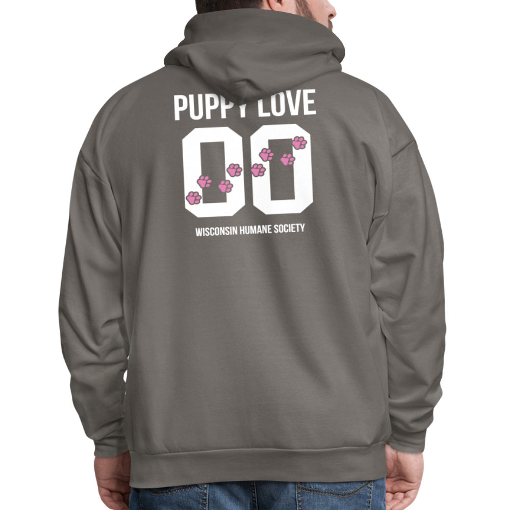 
                  
                    Pink Puppy Love Hoodie - asphalt gray
                  
                