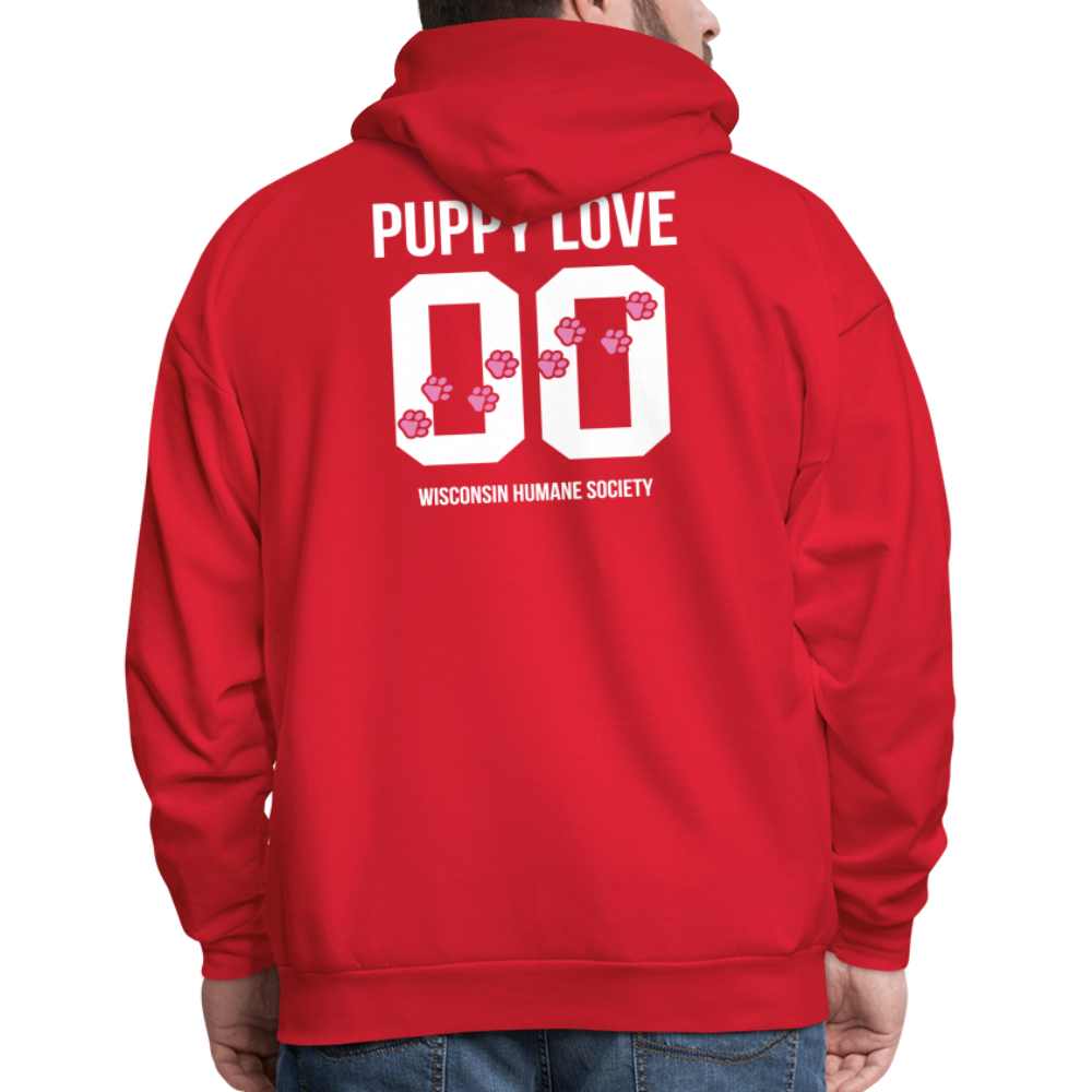 
                  
                    Pink Puppy Love Hoodie - red
                  
                