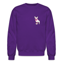 Load image into Gallery viewer, Pink Puppy Love Crewneck Sweatshirt - purple