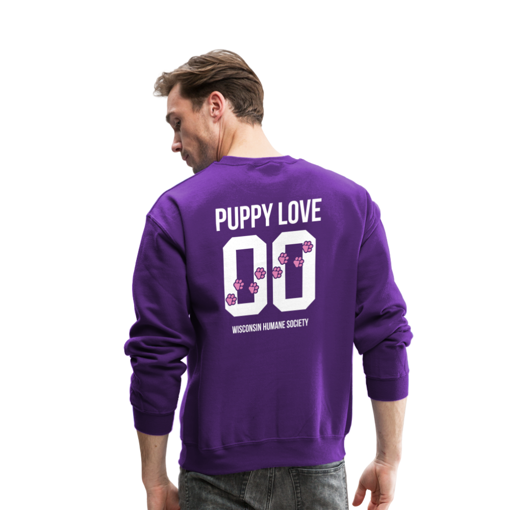 
                  
                    Pink Puppy Love Crewneck Sweatshirt - purple
                  
                