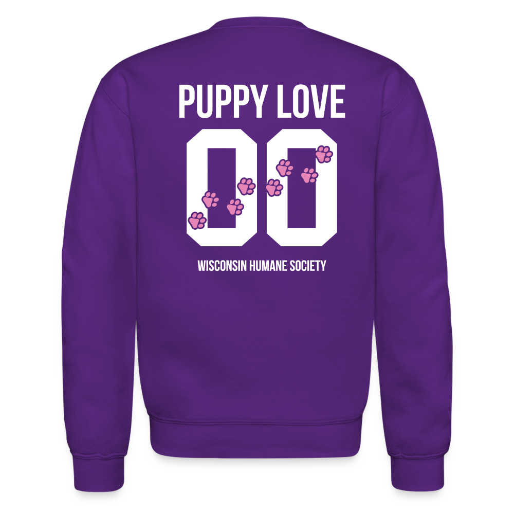 
                  
                    Pink Puppy Love Crewneck Sweatshirt - purple
                  
                