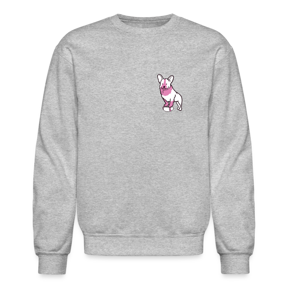 
                  
                    Pink Puppy Love Crewneck Sweatshirt - heather gray
                  
                