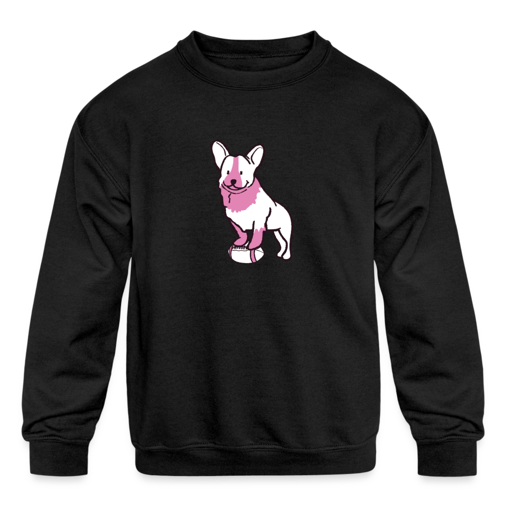 
                  
                    Pink Puppy Love Kids' Crewneck Sweatshirt - black
                  
                