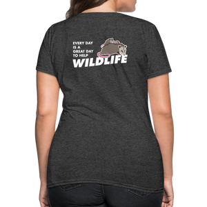 WHS Wildlife Contoured T-Shirt - heather black