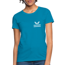 Load image into Gallery viewer, WHS Wildlife Contoured T-Shirt - turquoise