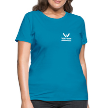 Load image into Gallery viewer, WHS Wildlife Contoured T-Shirt - turquoise