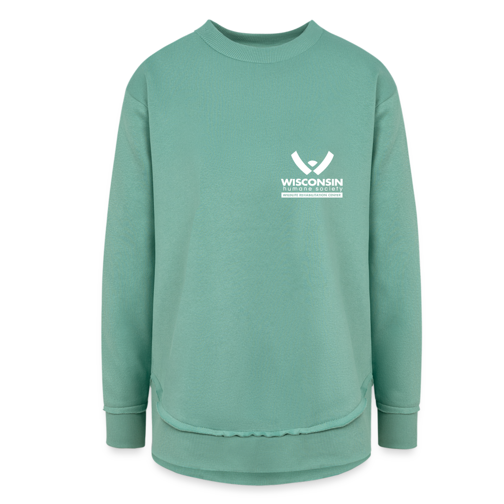 WHS Wildlife Weekend Tunic Fleece Sweatshirt - saltwater