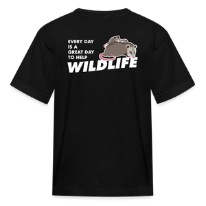 WHS Wildlife Kids' T-Shirt - black