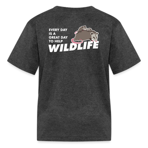 WHS Wildlife Kids' T-Shirt - heather black