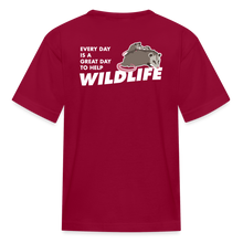 Load image into Gallery viewer, WHS Wildlife Kids&#39; T-Shirt - dark red