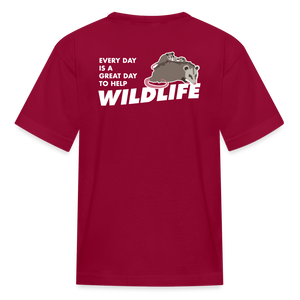 WHS Wildlife Kids' T-Shirt - dark red