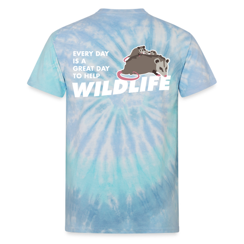 WHS Wildlife Tie Dye T-Shirt - blue lagoon