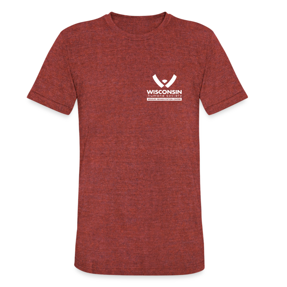 WHS Wildlife Tri-Blend T-Shirt - heather cranberry