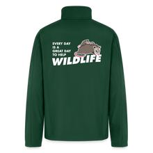Load image into Gallery viewer, WHS Wildlife Classic Soft Shell Jacket - forest green