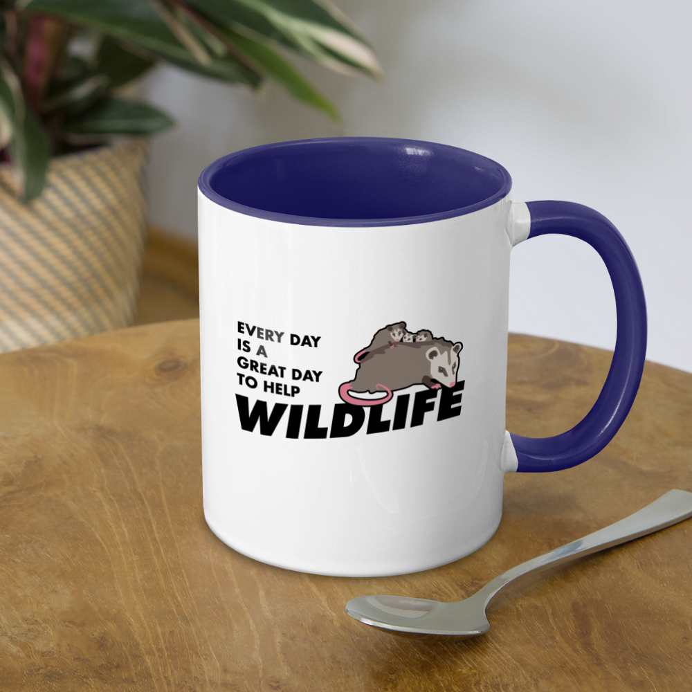 
                  
                    WHS Wildlife Contrast Coffee Mug - white/cobalt blue
                  
                