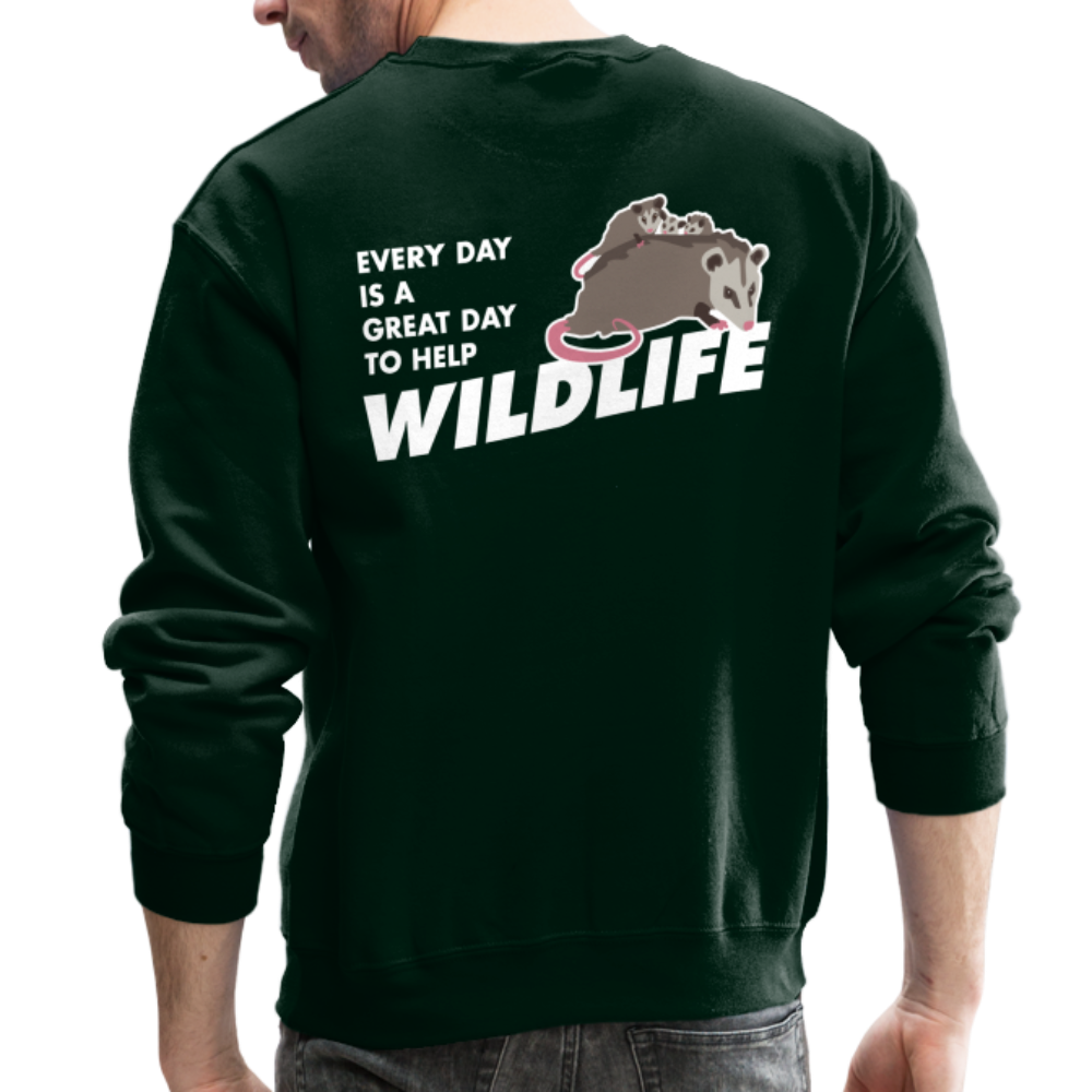 WHS Wildlife Crewneck Sweatshirt - forest green