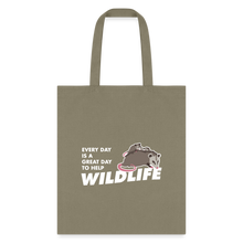 Load image into Gallery viewer, WHS Wildlife Tote Bag - khaki
