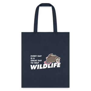 WHS Wildlife Tote Bag - navy