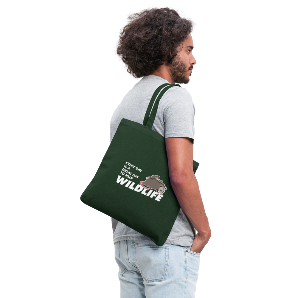 WHS Wildlife Tote Bag - forest green