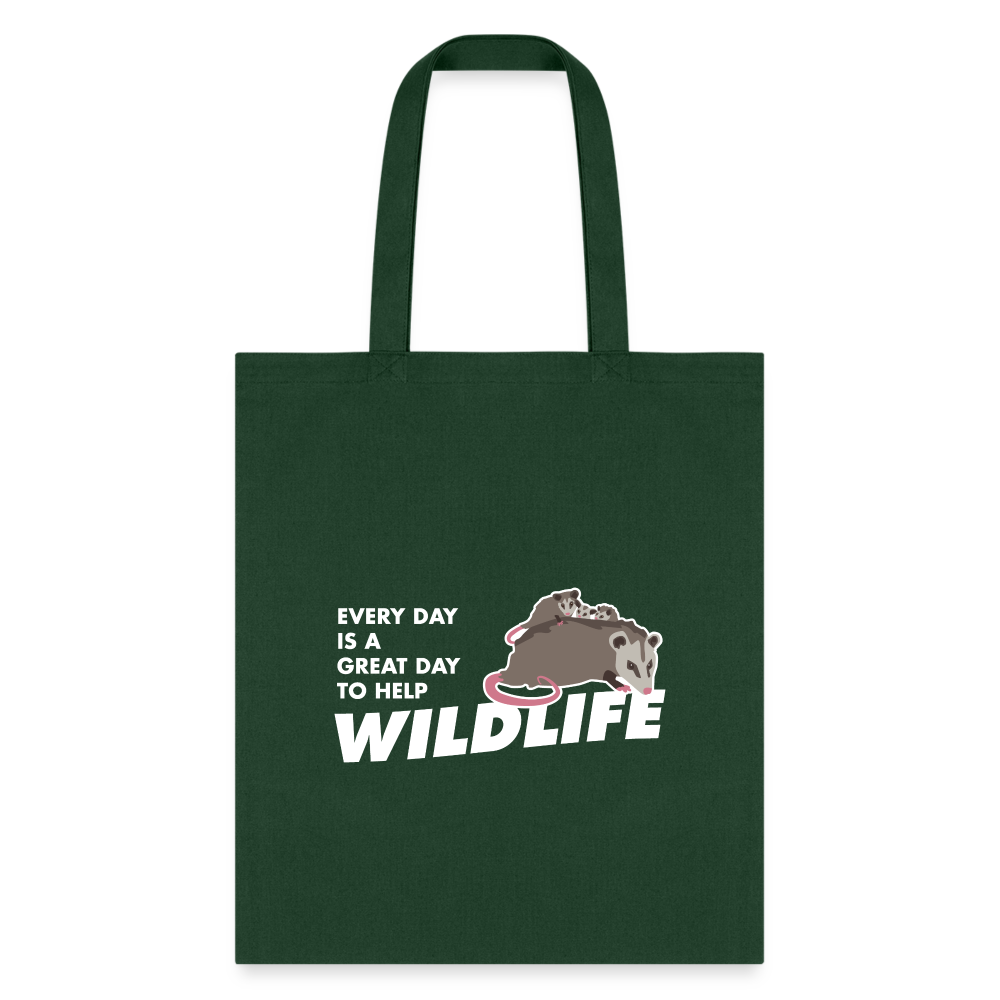 WHS Wildlife Tote Bag - forest green