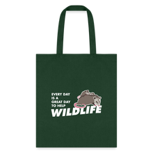 Load image into Gallery viewer, WHS Wildlife Tote Bag - forest green