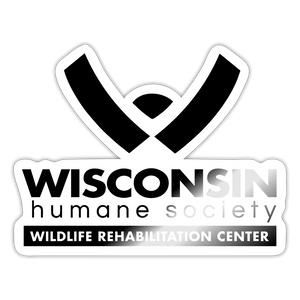 WHS Wildlife Logo Sticker - white glossy