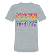 Load image into Gallery viewer, WHS Pride Rainbow Tri-Blend T-Shirt - heather grey