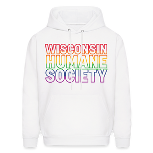 WHS Pride Rainbow Hoodie - white