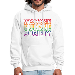 WHS Pride Rainbow Hoodie - white