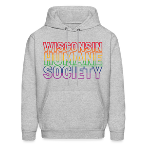 WHS Pride Rainbow Hoodie - heather gray