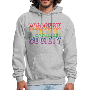 WHS Pride Rainbow Hoodie - heather gray