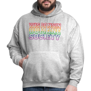 WHS Pride Rainbow Hoodie - heather gray