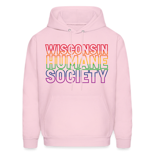 WHS Pride Rainbow Hoodie - pale pink