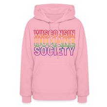 Load image into Gallery viewer, WHS Pride Rainbow Contoured Hoodie - classic pink