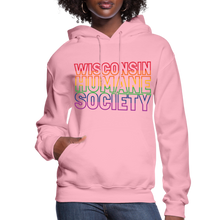 Load image into Gallery viewer, WHS Pride Rainbow Contoured Hoodie - classic pink