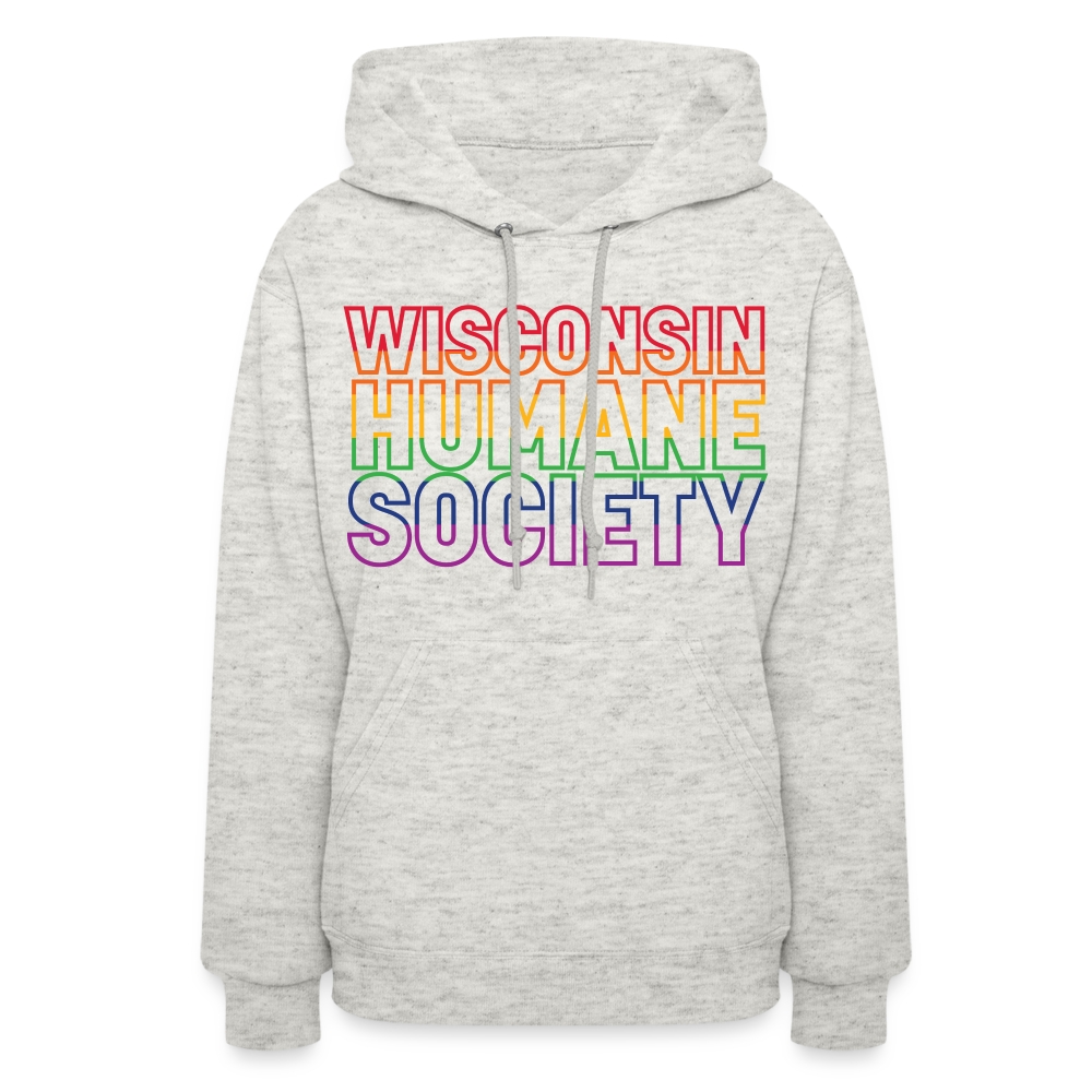 
                  
                    WHS Pride Rainbow Contoured Hoodie - heather oatmeal
                  
                