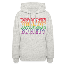 Load image into Gallery viewer, WHS Pride Rainbow Contoured Hoodie - heather oatmeal