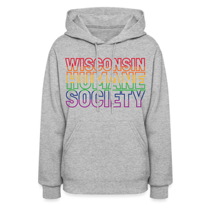 WHS Pride Rainbow Contoured Hoodie - heather gray