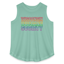 Load image into Gallery viewer, WHS Pride Rainbow Curvy Relaxed Tank Top - saltwater