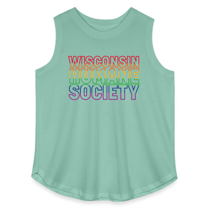 WHS Pride Rainbow Curvy Relaxed Tank Top - saltwater