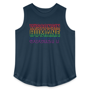 WHS Pride Rainbow Curvy Relaxed Tank Top - denim