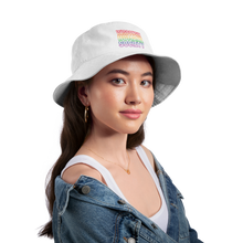 Load image into Gallery viewer, WHS Pride Rainbow Bucket Hat - white