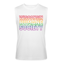 Load image into Gallery viewer, WHS Pride Rainbow Performance Sleeveless Shirt - white