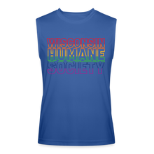 Load image into Gallery viewer, WHS Pride Rainbow Performance Sleeveless Shirt - royal blue