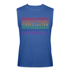 WHS Pride Rainbow Performance Sleeveless Shirt - royal blue