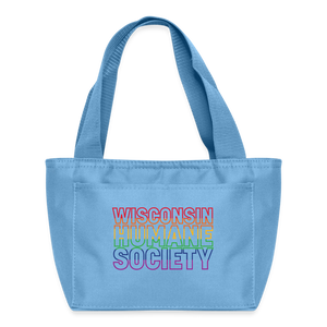 WHS Pride Rainbow Recycled Insulated Lunch Bag - light blue