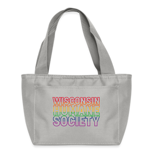 WHS Pride Rainbow Recycled Insulated Lunch Bag - light gray